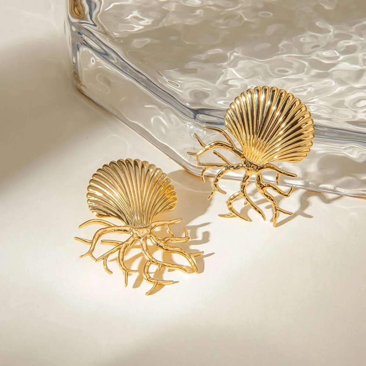 Seashell Tendrils Earrings