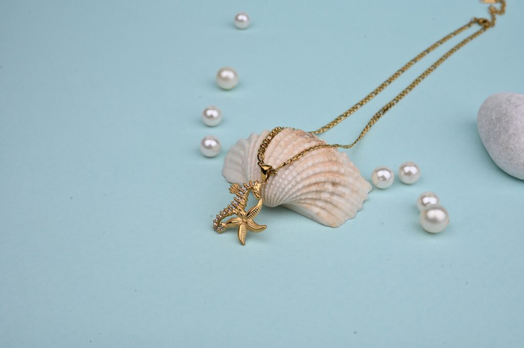 Starry Seahorse Necklace