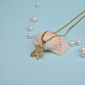 Starry Seahorse Necklace