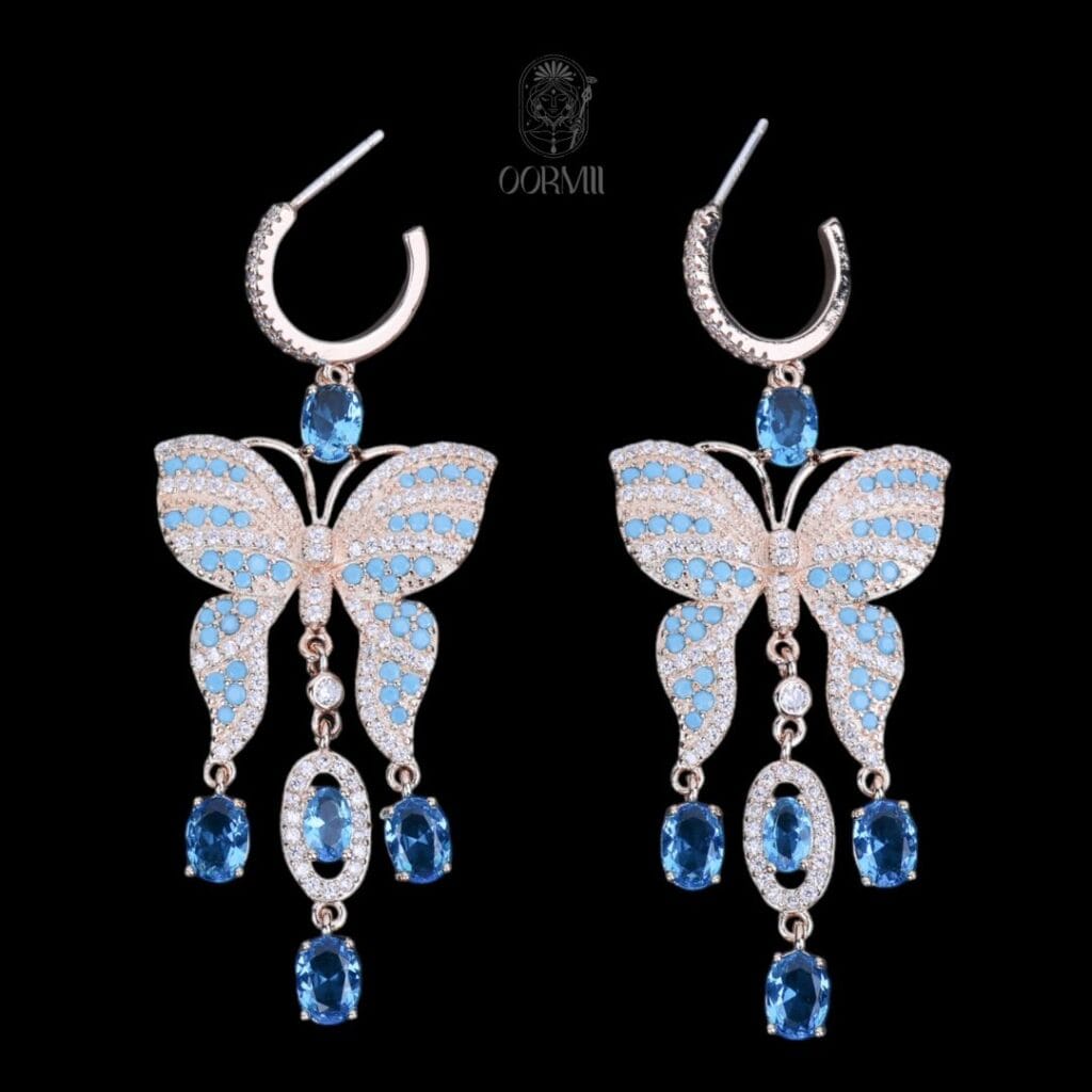 Dangle Butterfly Earrings