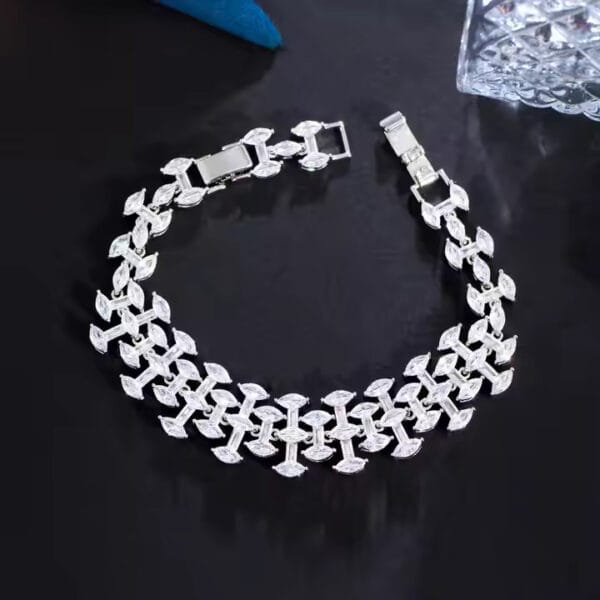 Marquise Silver Bracelet