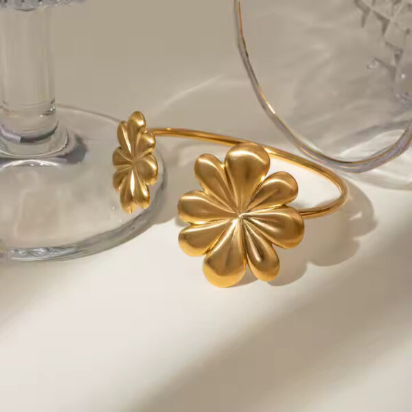 Dual Flower Bangle