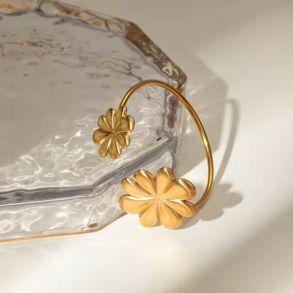 Dual Flower Bangle