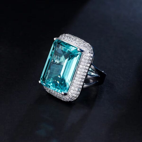 Minty Gem Ring