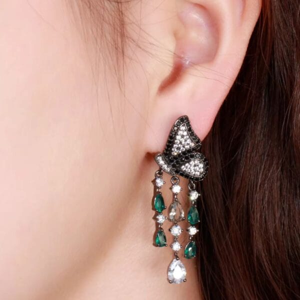 Butterfly Veil Earrings