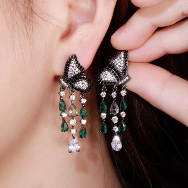 Butterfly Veil Earrings