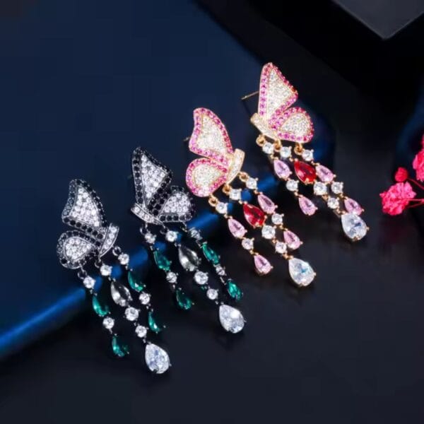Butterfly Veil Earrings