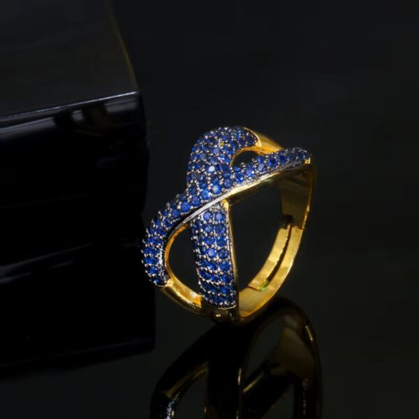Cross Rings -Blue