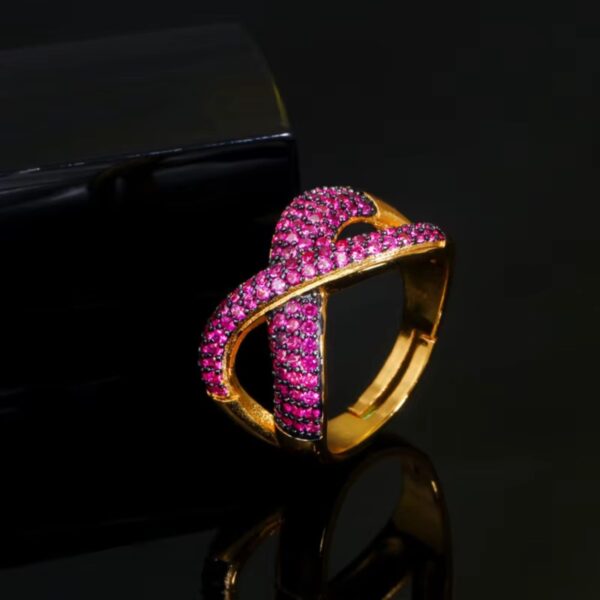 Cross Rings - Pink