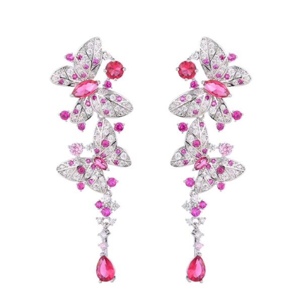 Rosé Papillon Earrings