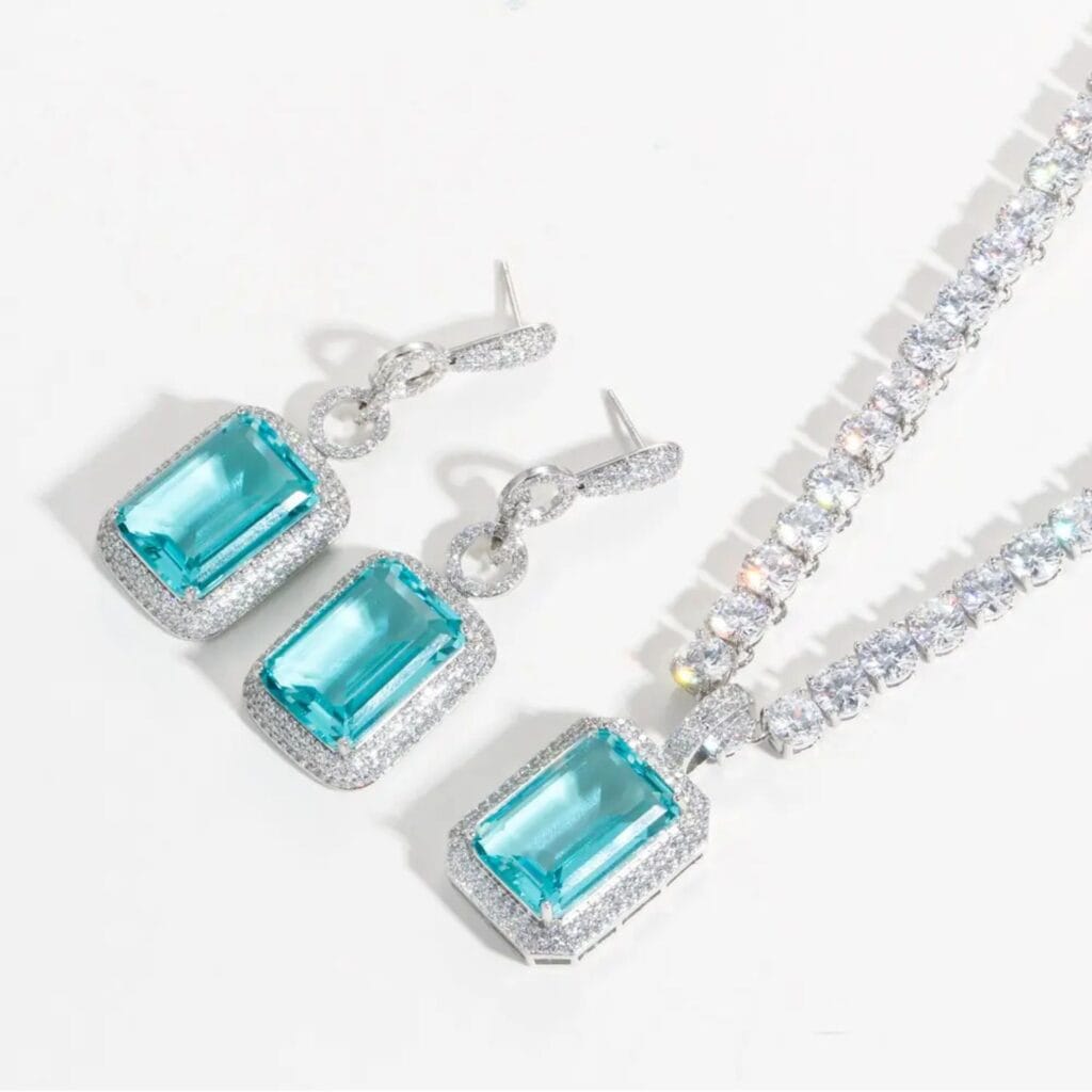 Minty Gem Necklace